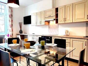 Фото номера Апартаменты с 2 спальнями Апартаменты Brivibas Center Apartments г. Рига 33