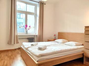 Фото номера Апартаменты с 2 спальнями Апартаменты Brivibas Center Apartments г. Рига 23