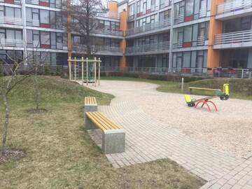Фото номера Апартаменты с 2 спальнями Апартаменты Zolitūdes iela Leilighet г. Рига 36