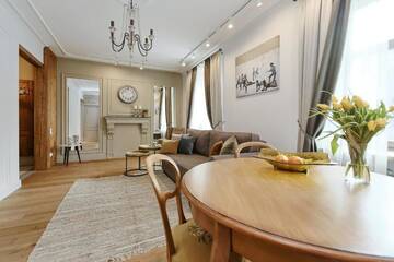 Фото номера Апартаменты с 1 спальней Апартаменты Dzirnavu Residense г. Рига 35