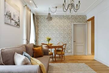 Фото номера Апартаменты с 1 спальней Апартаменты Dzirnavu Residense г. Рига 34