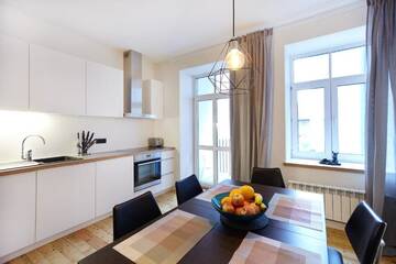 Фото номера Апартаменты с 4 спальнями и балконом Апартаменты Ex Factory apartment г. Рига 25