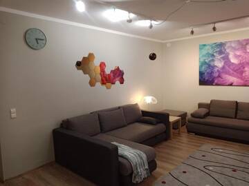 Фото номера Апартаменты с 3 спальнями Апартаменты Family or Group Apartment in Green Center г. Рига 76