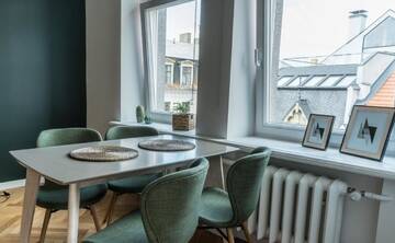 Фото номера Апартаменты с 1 спальней Апартаменты Greystone Suites &amp; Apartments г. Рига 20