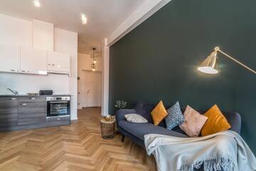 Фото номера Апартаменты с 1 спальней Апартаменты Greystone Suites &amp; Apartments г. Рига 19