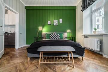 Фото номера Апартаменты с 1 спальней Апартаменты Greystone Suites &amp; Apartments г. Рига 8