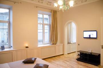 Фото номера Апартаменты с 1 спальней Апартаменты City Inn Riga Apartment, Barons promenade with parking г. Рига 28