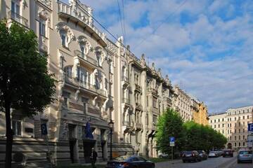 Фото номера Апартаменты с 1 спальней Апартаменты Kronvalda Apartments г. Рига 17