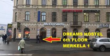 Фото номера Четырехместный номер с общей ванной комнатой Хостелы Dreams Hostel center г. Рига 2