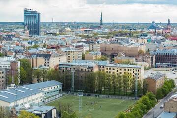 Фото номера Апартаменты с 1 спальней Апартаменты Apartment Stabu Street 86 г. Рига 24