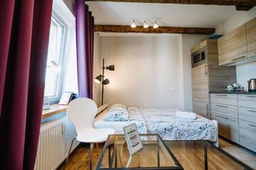 Фото номера Апартаменты-студио Апартаменты Lacplesa loft-style residence г. Рига 3