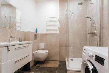 Фото номера Апартаменты с 1 спальней Апартаменты Hanzas residence г. Рига 19