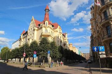 Фото номера Апартаменты с 1 спальней Апартаменты LUX Art Nouveau Apartment in Historical Center г. Рига 57