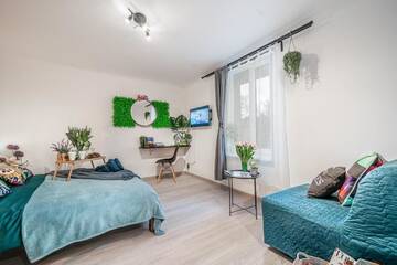 Фото номера Апартаменты с 1 спальней Апартаменты Green Garden &amp; Parking Apartments г. Рига 11