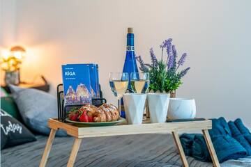 Фото номера Апартаменты с террасой Апартаменты Green Garden &amp; Parking Apartments г. Рига 29