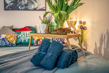 Фото номера Апартаменты с 1 спальней Апартаменты Green Garden &amp; Parking Apartments г. Рига 21