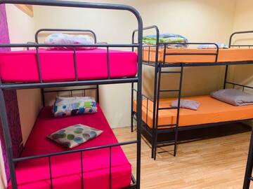Фото номера Кровать в общем 8-местном номере Хостелы Next level hostel г. Рига 3