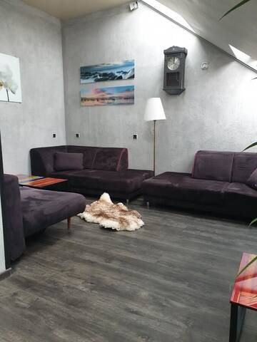 Фото номера Классический четырехместный номер Апарт-отели SuperB Luxury Riga with Free Parking г. Рига 3