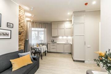 Фото номера Апартаменты с 1 спальней Апартаменты Cozy flat. Art Nouveau building, near the city center г. Рига 34