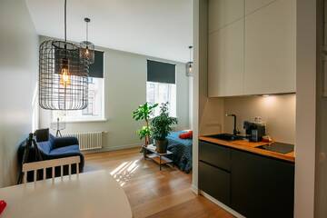 Фото номера Апартаменты с 1 спальней Апартаменты Charming design apartment at the heart of Riga г. Рига 15