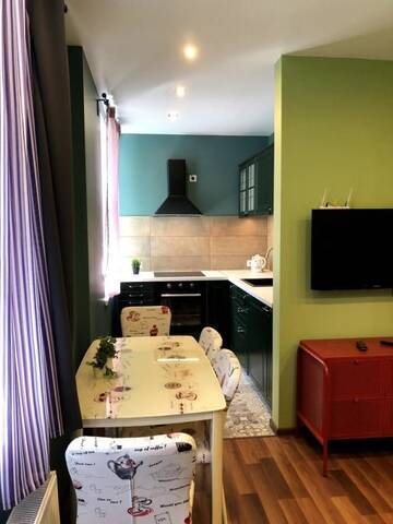 Фото номера Апартаменты с 1 спальней Апартаменты Green and quiet city center г. Рига 14