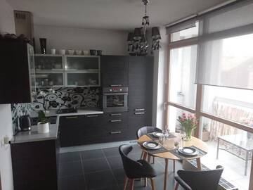 Фото номера Апартаменты с 1 спальней Апартаменты Fashionable Apartment near the Park Ziedoņdārzs г. Рига 3