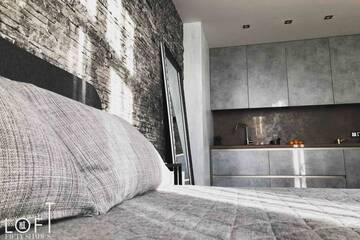 Фото номера Апартаменты с 2 спальнями Апартаменты Modern Cozy Loft Studio in Quiet center of Riga. г. Рига 10