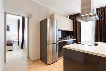 Фото номера Апартаменты с 1 спальней Апартаменты Tirgonu Apartments г. Рига 6