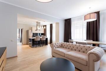 Фото номера Апартаменты с 1 спальней Апартаменты Tirgonu Apartments г. Рига 11