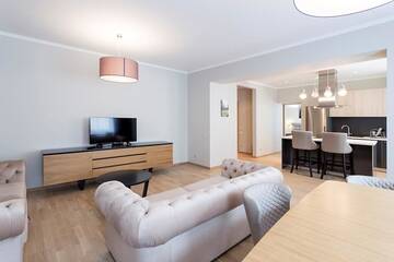 Фото номера Апартаменты с 1 спальней Апартаменты Tirgonu Apartments г. Рига 12