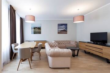 Фото номера Апартаменты с 1 спальней Апартаменты Tirgonu Apartments г. Рига 8
