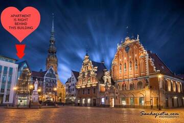 Фото номера Апартаменты с 2 спальнями Апартаменты BEST PRICE PRIVATE ROOM IN OLD TOWN CENTER :) г. Рига 44