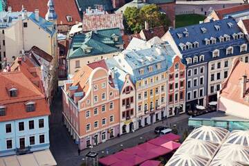 Фото номера Апартаменты с 2 спальнями Апартаменты BEST PRICE PRIVATE ROOM IN OLD TOWN CENTER :) г. Рига 12
