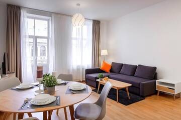 Фото номера Апартаменты с 1 спальней и балконом Апартаменты Residential Barona Apartments in Riga Centre г. Рига 6