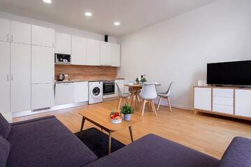 Фото номера Апартаменты с 1 спальней и балконом Апартаменты Residential Barona Apartments in Riga Centre г. Рига 9