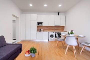 Фото номера Апартаменты с 1 спальней и балконом Апартаменты Residential Barona Apartments in Riga Centre г. Рига 10