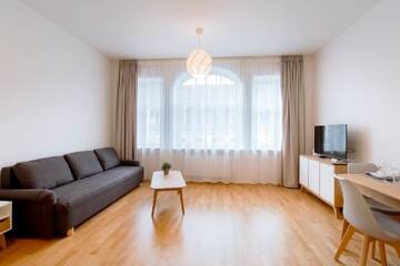 Фото номера Номер-студио Делюкс с кроватью размера &quot;queen-size&quot; Апартаменты Residential Barona Apartments in Riga Centre г. Рига 4