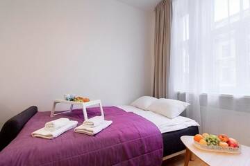 Фото номера Улучшенный номер-студио Апартаменты Residential Barona Apartments in Riga Centre г. Рига 11