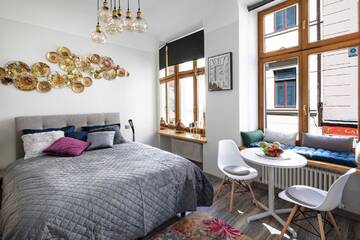 Фото номера Апартаменты с 1 спальней Апартаменты Art Design King Bed Studio Apartment In Old Town г. Рига 7