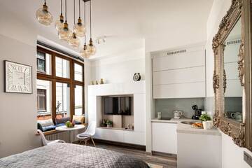 Фото номера Апартаменты с 1 спальней Апартаменты Art Design King Bed Studio Apartment In Old Town г. Рига 32