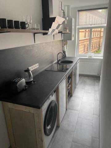 Фото номера Апартаменты с 1 спальней Апартаменты SUNBEAM DESIGN APARTMENT г. Рига 8