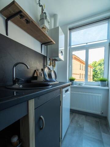 Фото номера Апартаменты с 1 спальней Апартаменты SUNBEAM DESIGN APARTMENT г. Рига 9