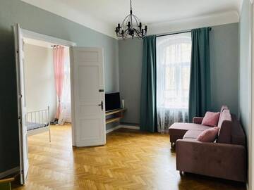 Фото номера Апартаменты с 2 спальнями Апартаменты Modern apartment in historical building г. Рига 27