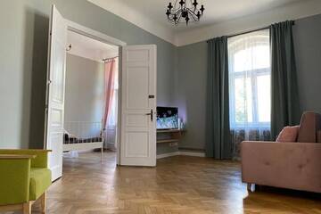 Фото номера Апартаменты с 2 спальнями Апартаменты Modern apartment in historical building г. Рига 9