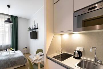 Фото номера Апартаменты с 1 спальней Апартаменты Modern Design Studio Apartment In Riga Center г. Рига 38