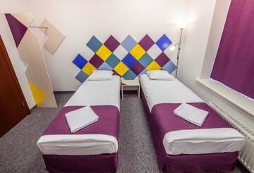 Фото номера Двухместный номер с 2 отдельными кроватями Отель Mosaic Hotel г. Рига 6