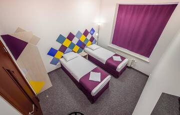 Фото номера Двухместный номер с 2 отдельными кроватями Отель Mosaic Hotel г. Рига 8