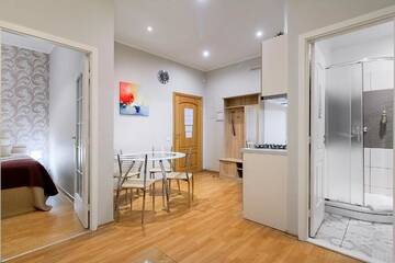 Фото номера Апартаменты с 1 спальней Апарт-отели RIGAAPARTMENT Gertruda Apartments &amp; Restaurant г. Рига 27