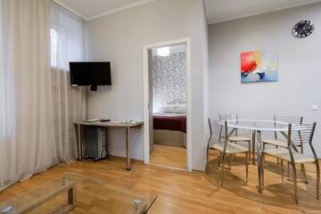 Фото номера Апартаменты с 1 спальней Апарт-отели RIGAAPARTMENT Gertruda Apartments &amp; Restaurant г. Рига 25