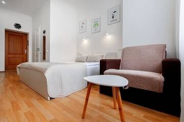 Фото номера Апартаменты-студио Апарт-отели RIGAAPARTMENT Gertruda Apartments &amp; Restaurant г. Рига 5